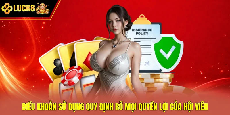 Điều khoản sử dụng quy định rõ mọi quyền lợi của hội viên